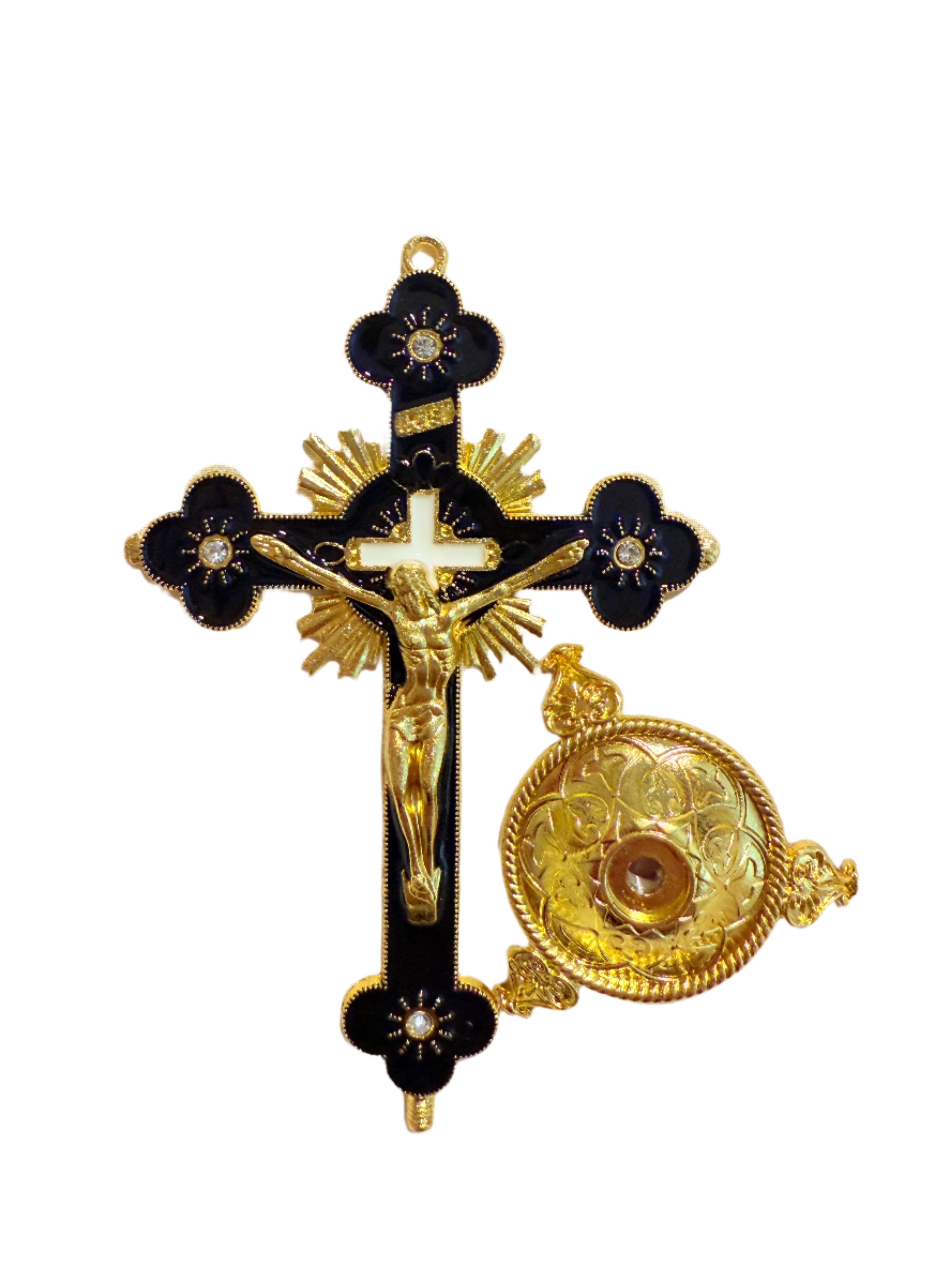 Beautiful Assorted Metal Crucifixes 5 in/9 in/11 in/12 in