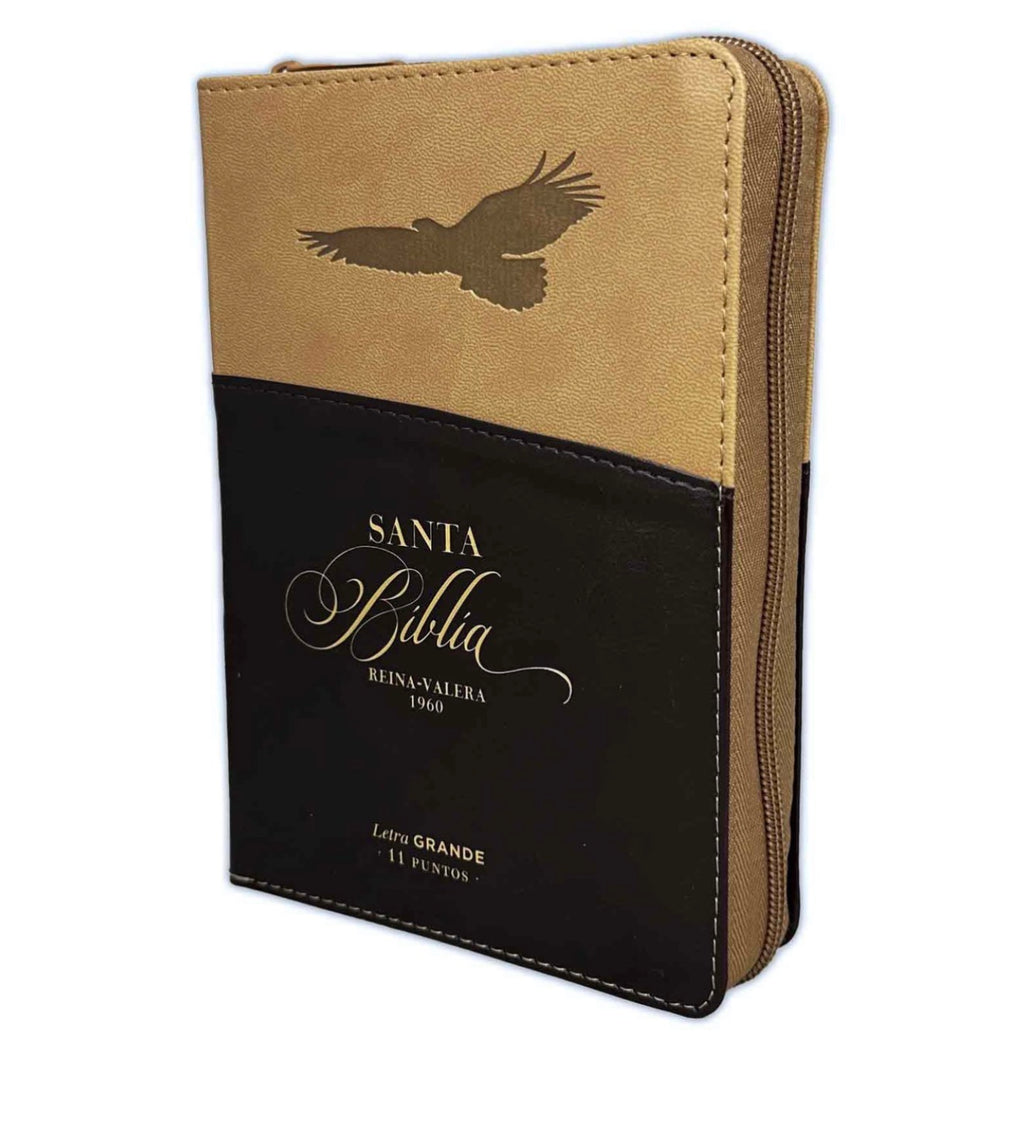 Biblia Águila con Cierre Compacta 11 puntos RV1960 imit café con índice - Pero los que esperan a Jehová
