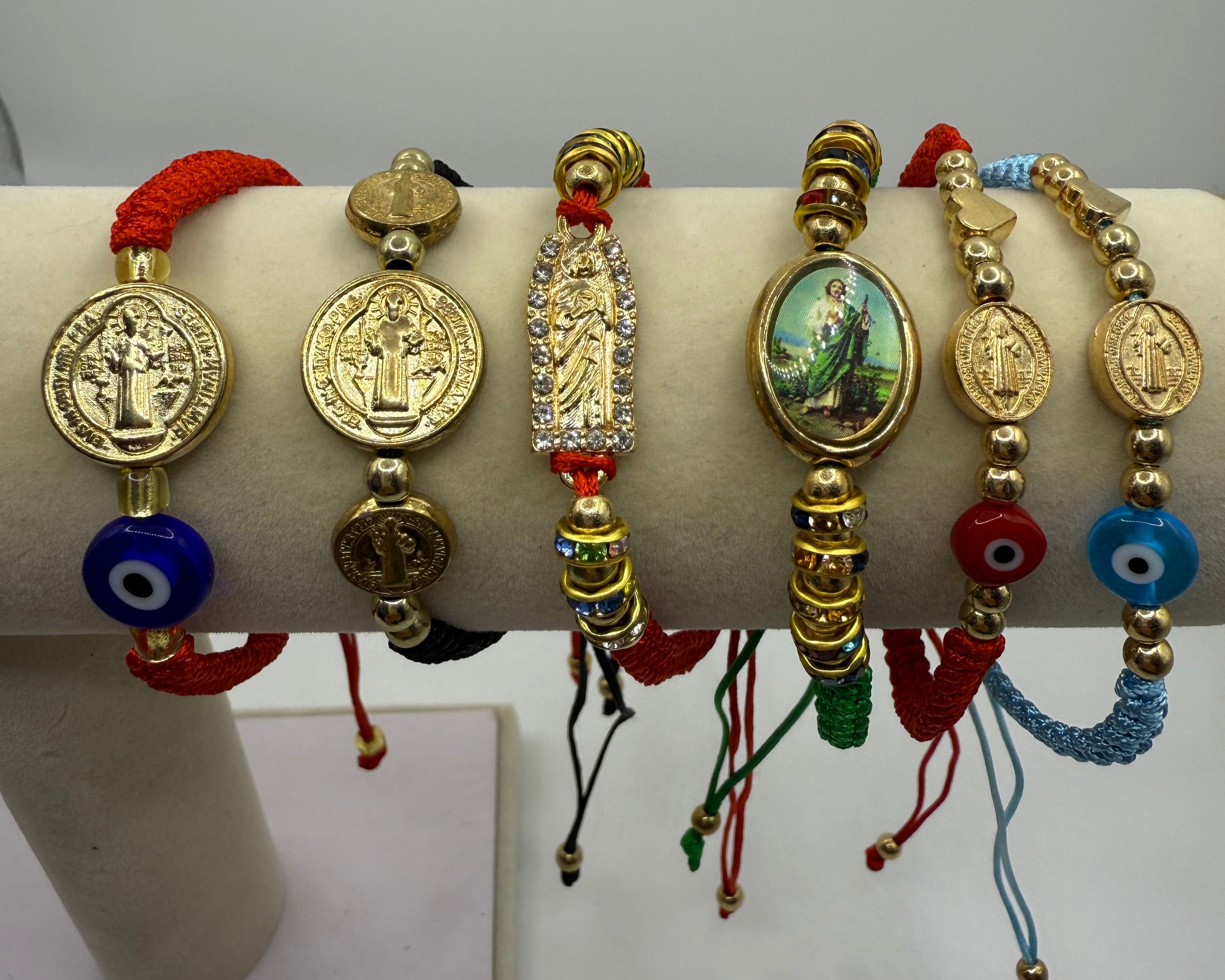 St Jude(Sand Judas)/ St Benedict Bracelets for Protection