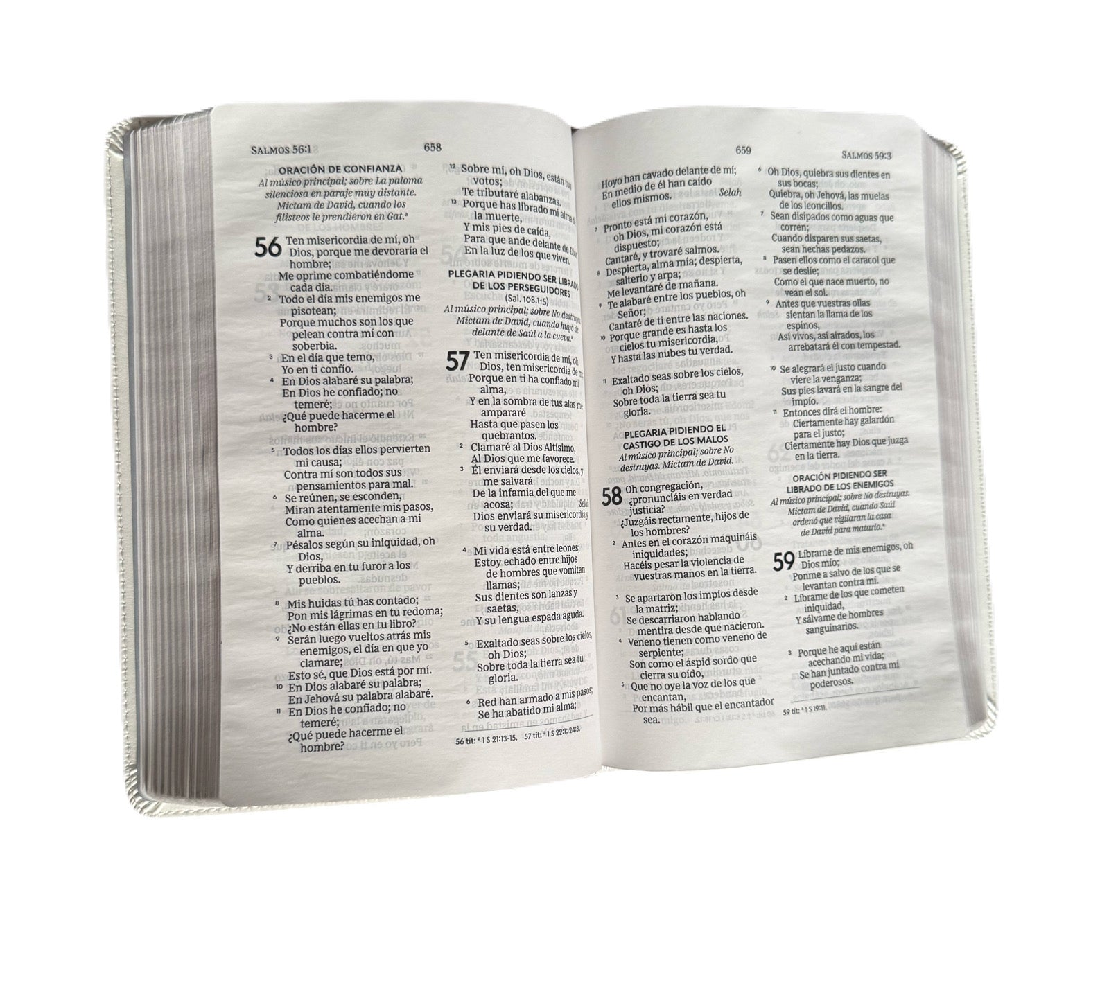 Biblia Blanca UltraFina Letra Grande RV1960