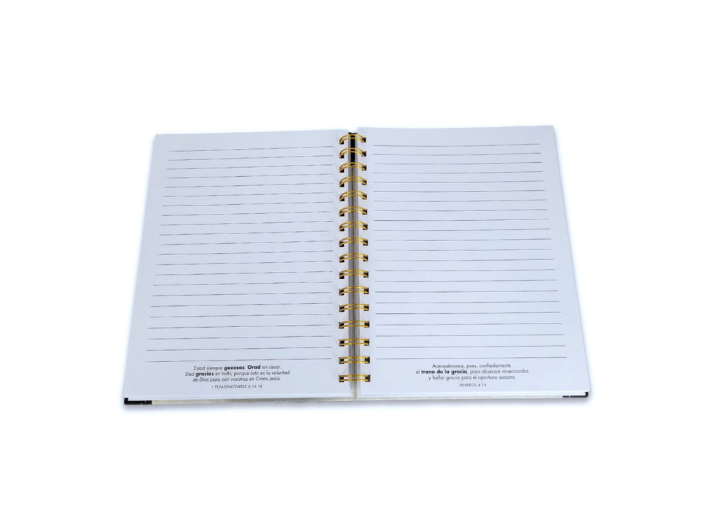 Libreta Espiral con Elástico: El león de la tribu de Judá - Apocalipsis 5:5, tapa dura