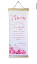 Pergamino Grande Impreso en Cuero Sintético: Mamá - Proverbios 31:28-29