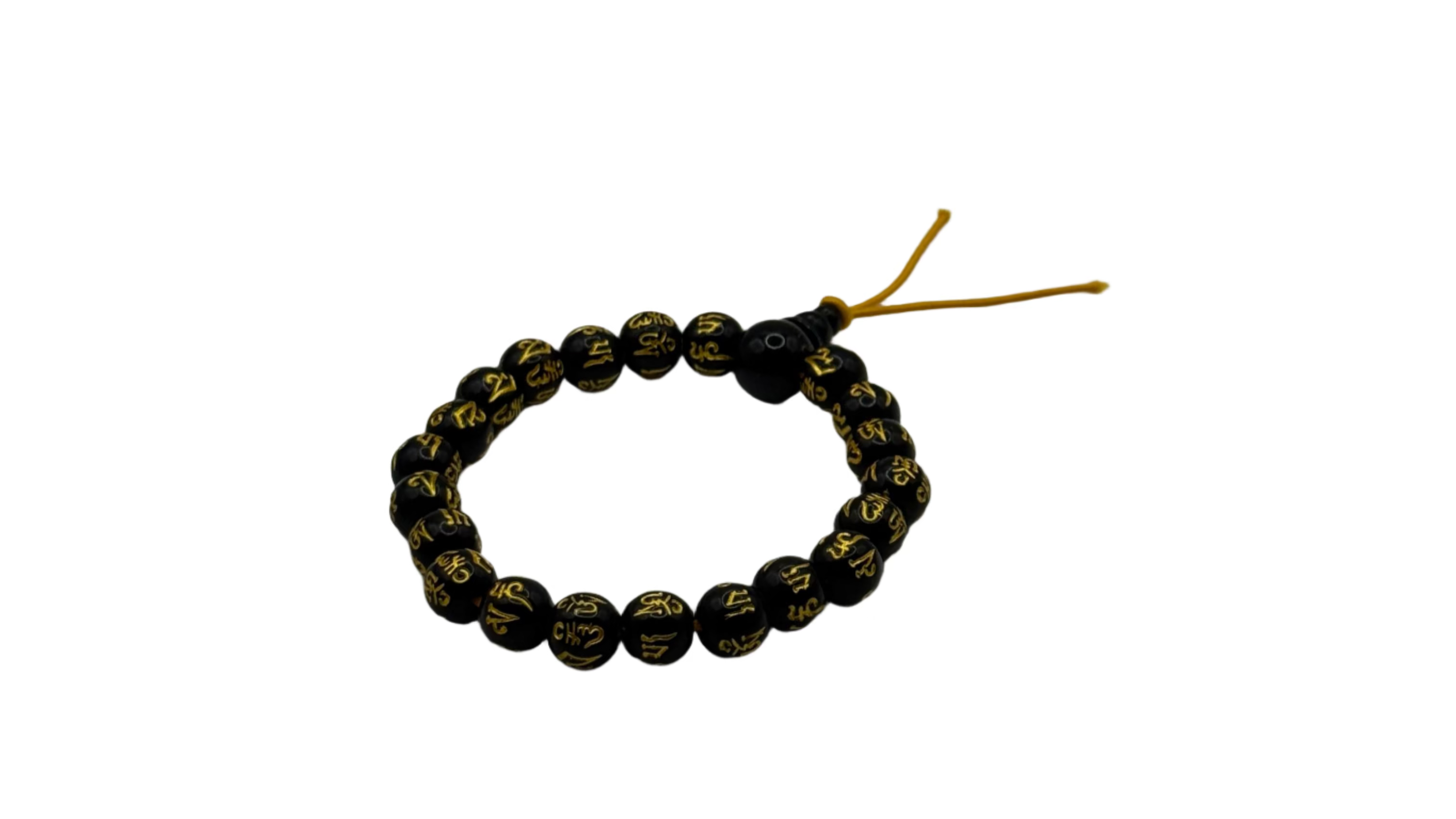 Six-character Proverbs Buddhist Bead Bracelet Lucky Bracelet for Men and Women