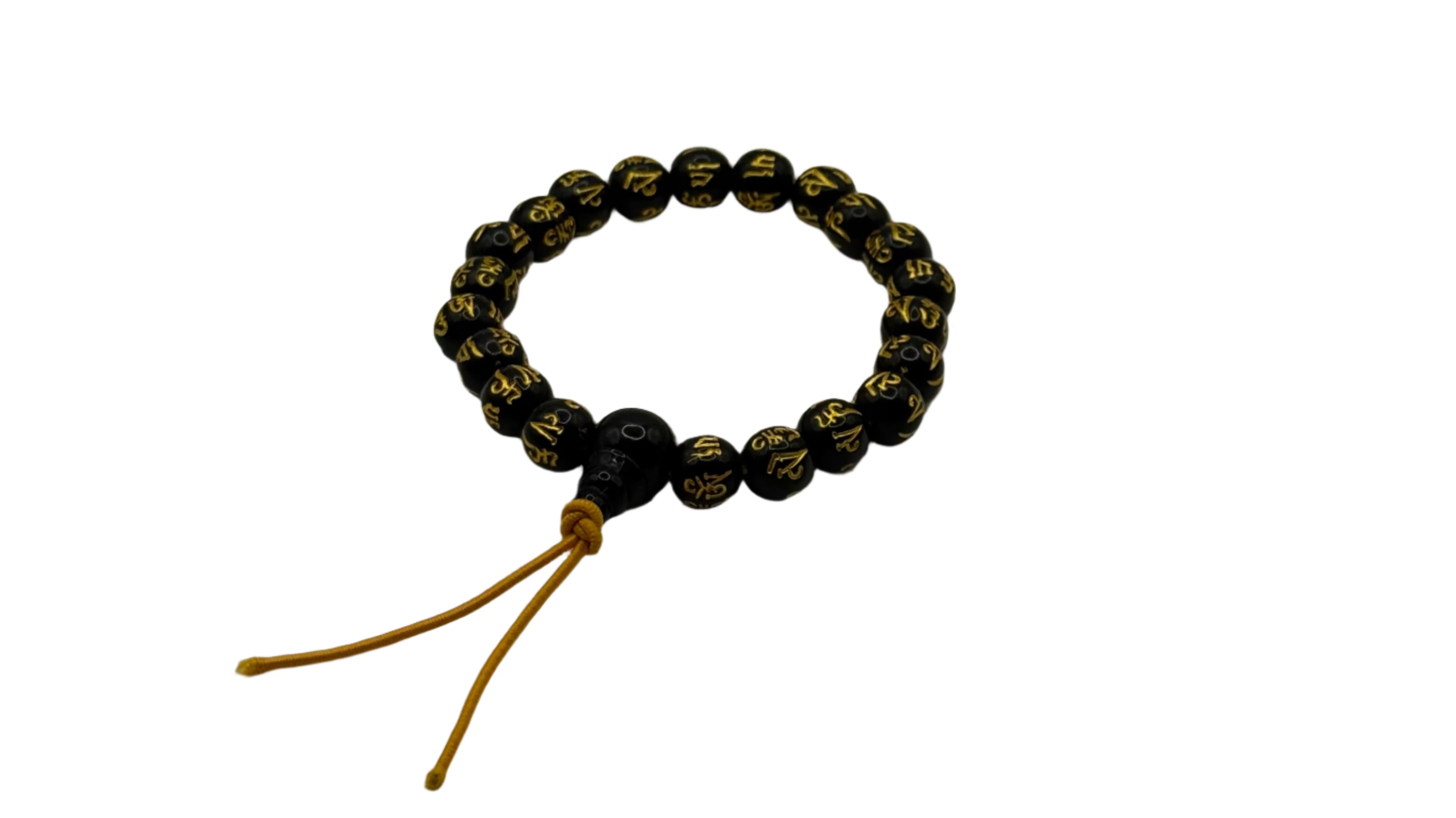 Six-character Proverbs Buddhist Bead Bracelet Lucky Bracelet for Men and Women