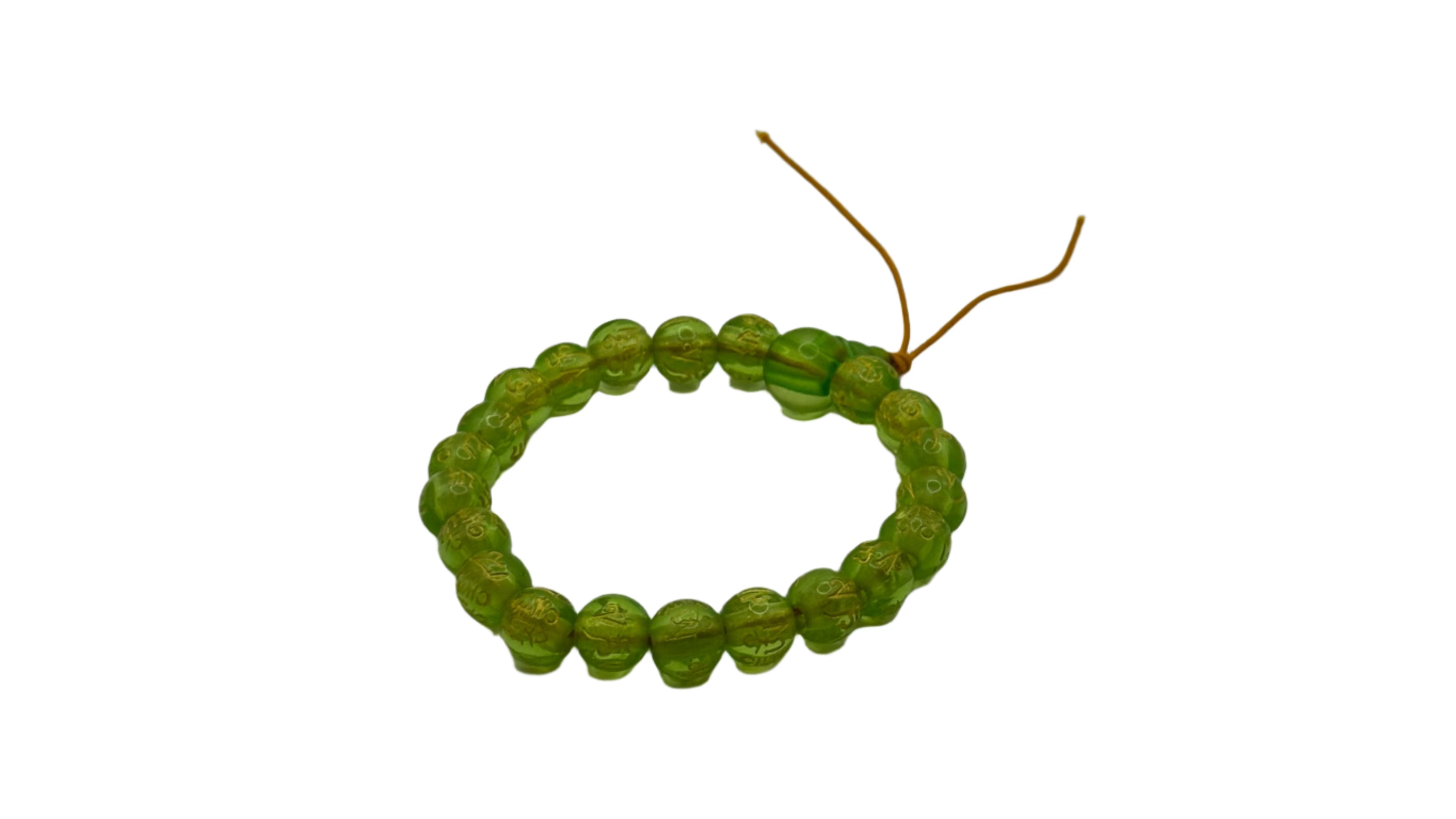 Six-character Proverbs Buddhist Bead Bracelet Lucky Bracelet for Men and Women