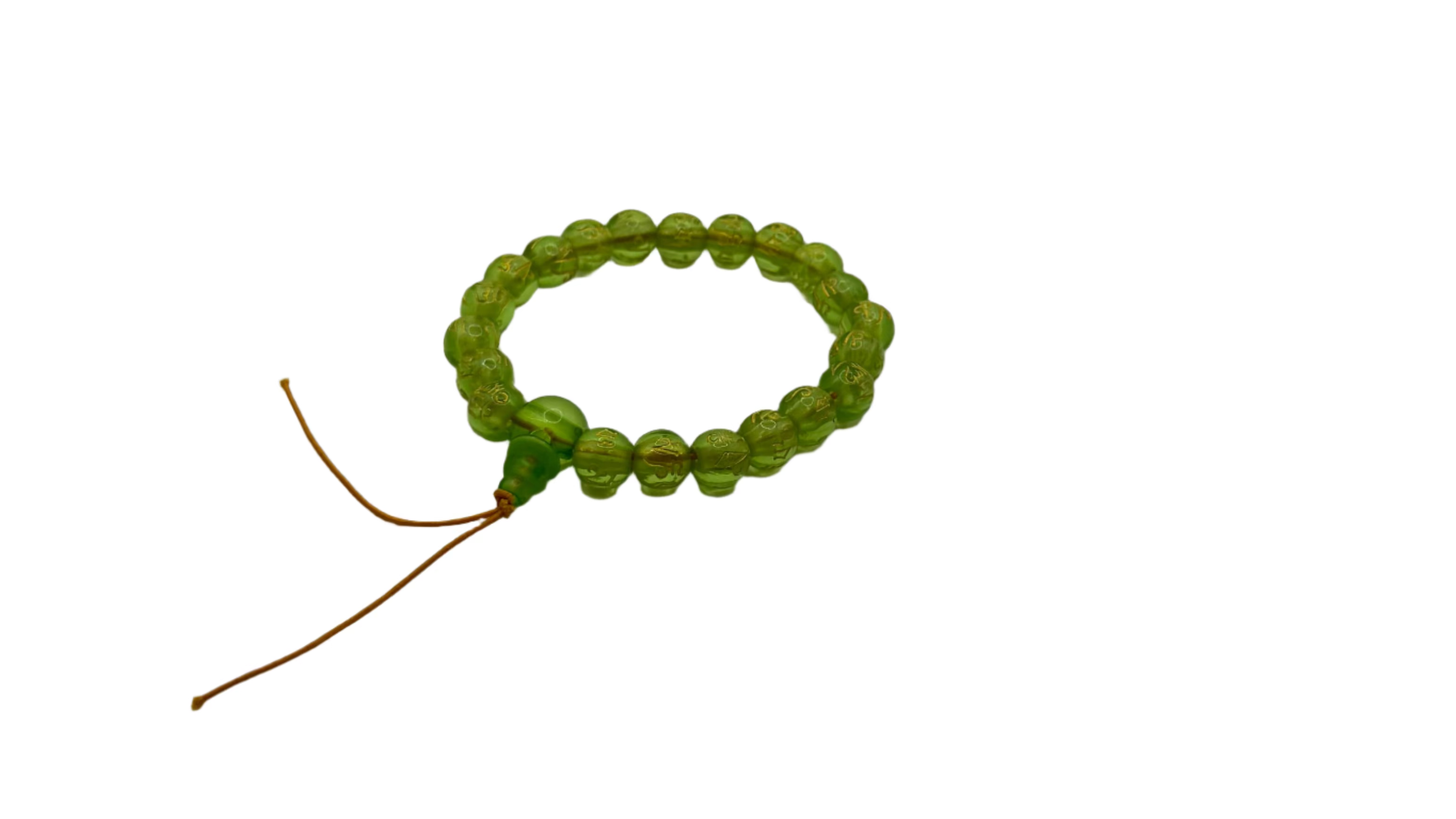 Six-character Proverbs Buddhist Bead Bracelet Lucky Bracelet for Men and Women