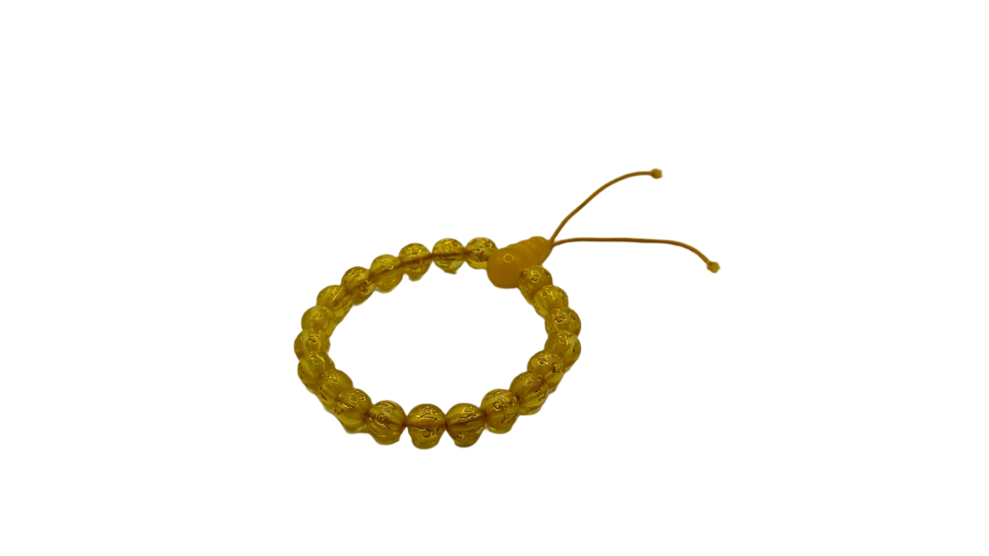 Six-character Proverbs Buddhist Bead Bracelet Lucky Bracelet for Men and Women