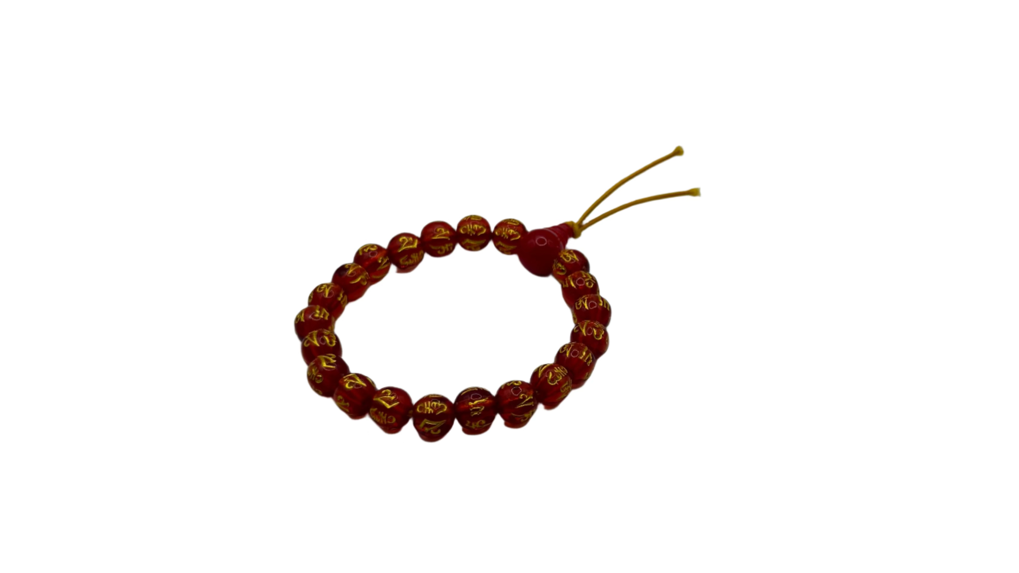 Six-character Proverbs Buddhist Bead Bracelet Lucky Bracelet for Men and Women