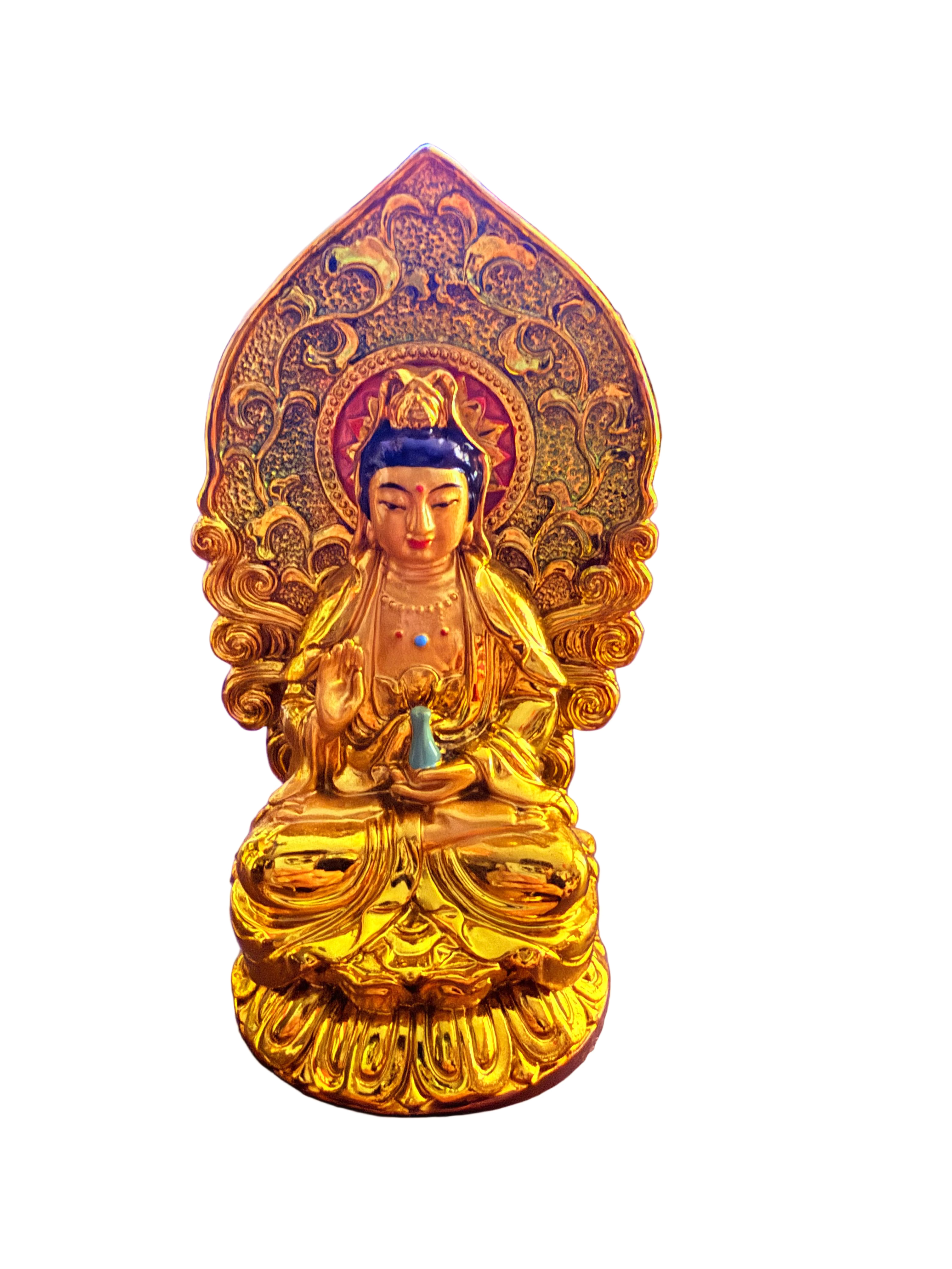 Western Pure Land Trinity Amitabha, Avalokiteshvara(Guan Yin), Mahasthamprapta(Daishizhi) Buddha, Bodhisattva