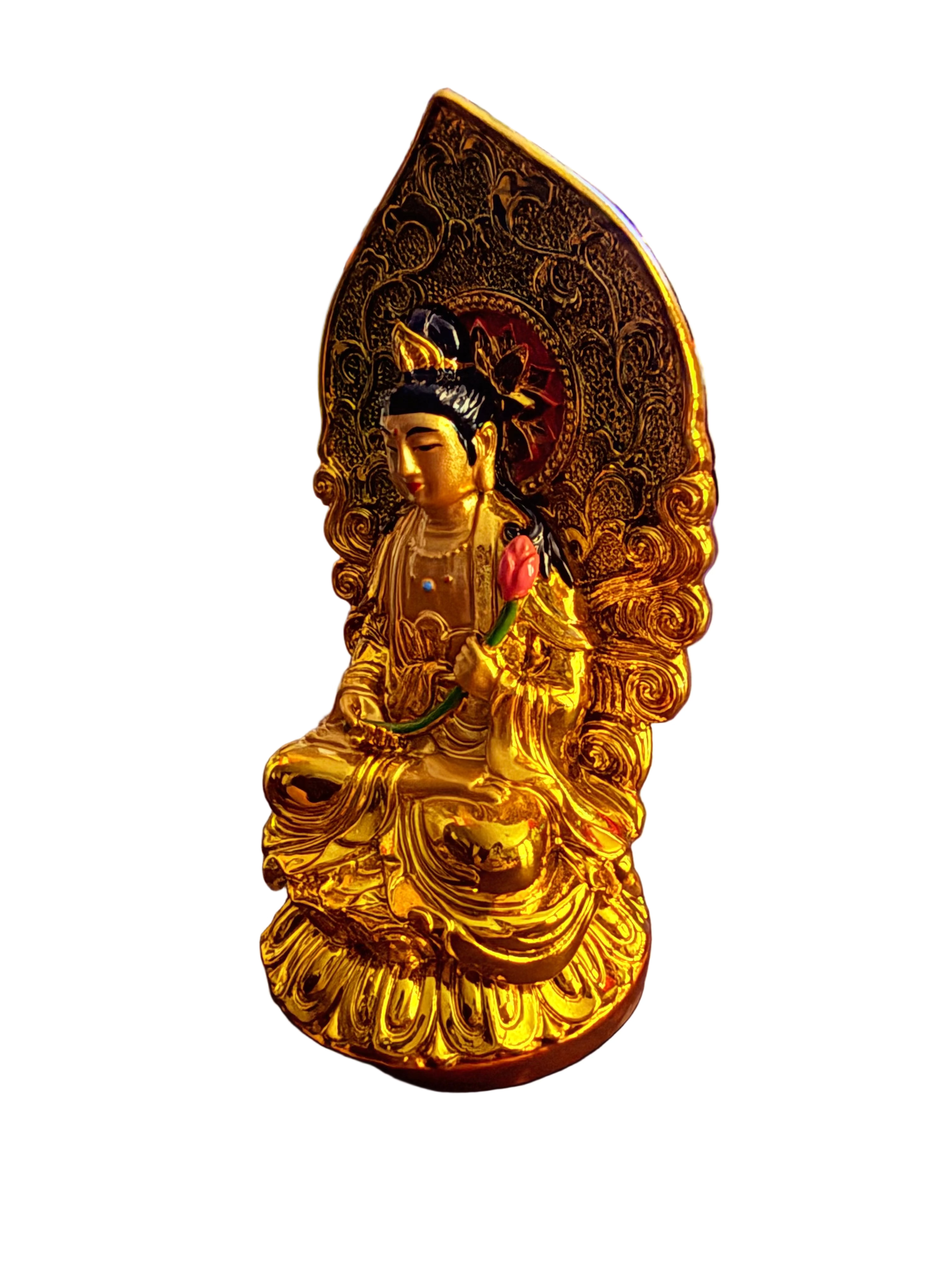 Western Pure Land Trinity Amitabha, Avalokiteshvara(Guan Yin), Mahasthamprapta(Daishizhi) Buddha, Bodhisattva