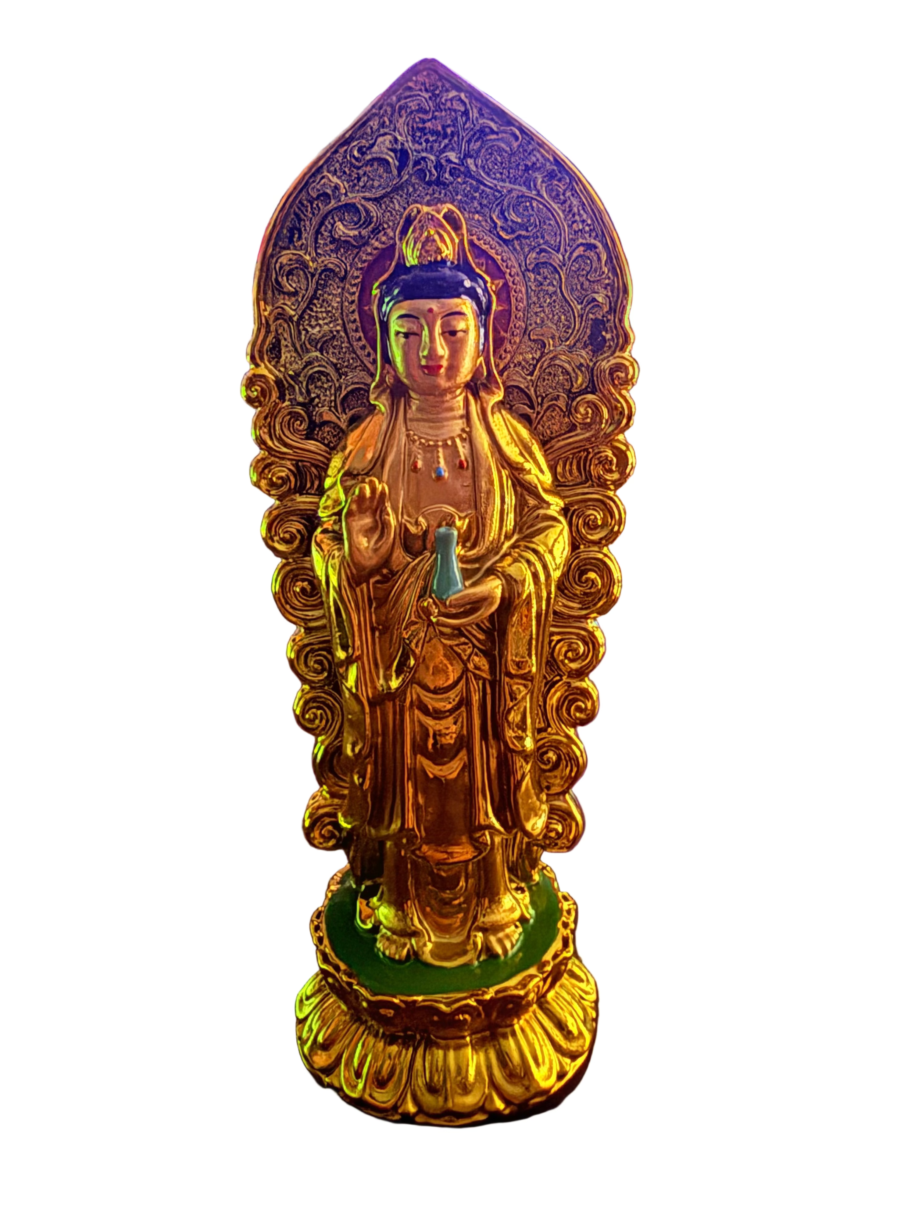 Western Pure Land Trinity Amitabha, Avalokiteshvara(Guan Yin), Mahasthamprapta(Daishizhi) Buddha, Bodhisattva