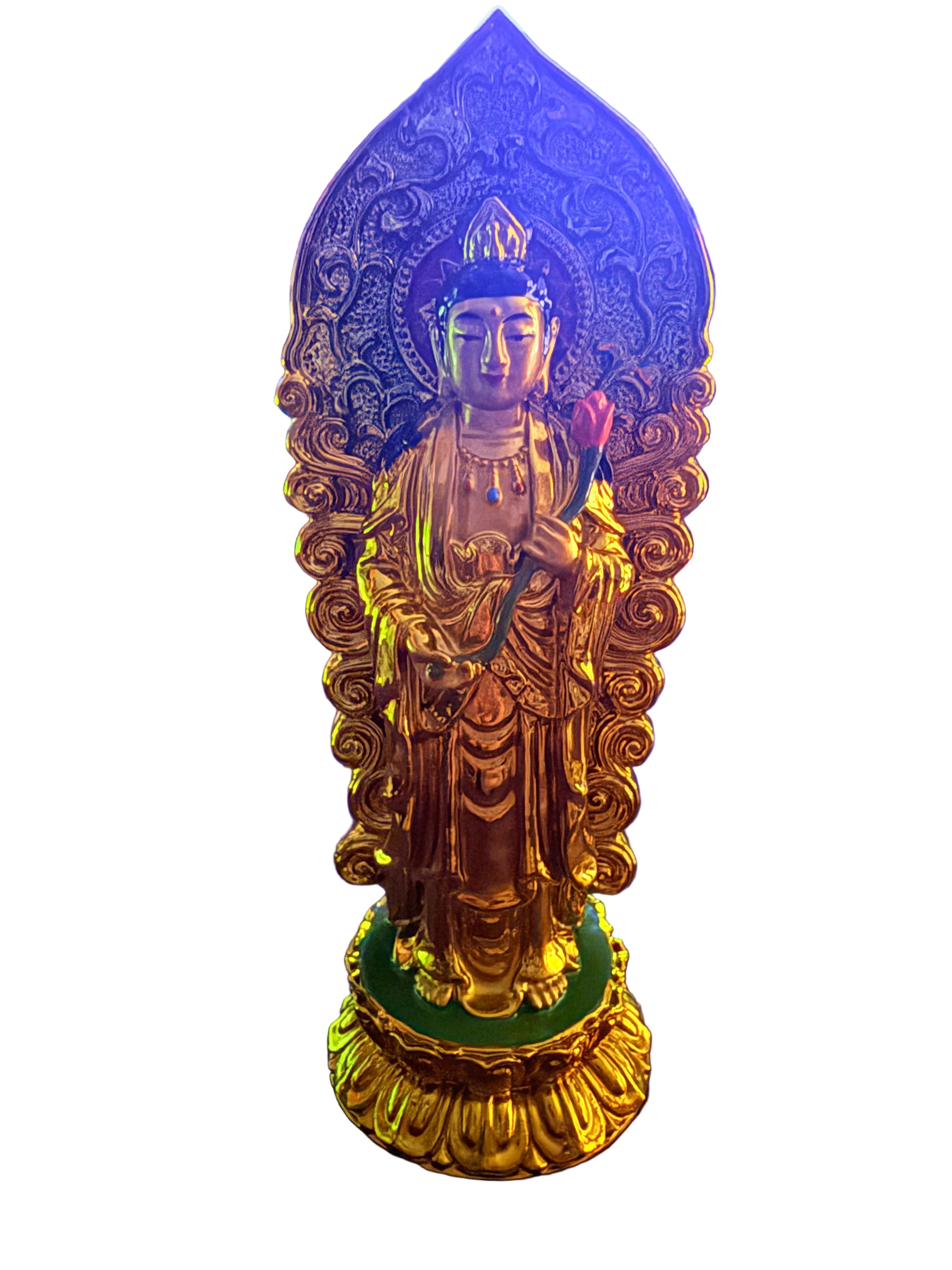 Western Pure Land Trinity Amitabha, Avalokiteshvara(Guan Yin), Mahasthamprapta(Daishizhi) Buddha, Bodhisattva