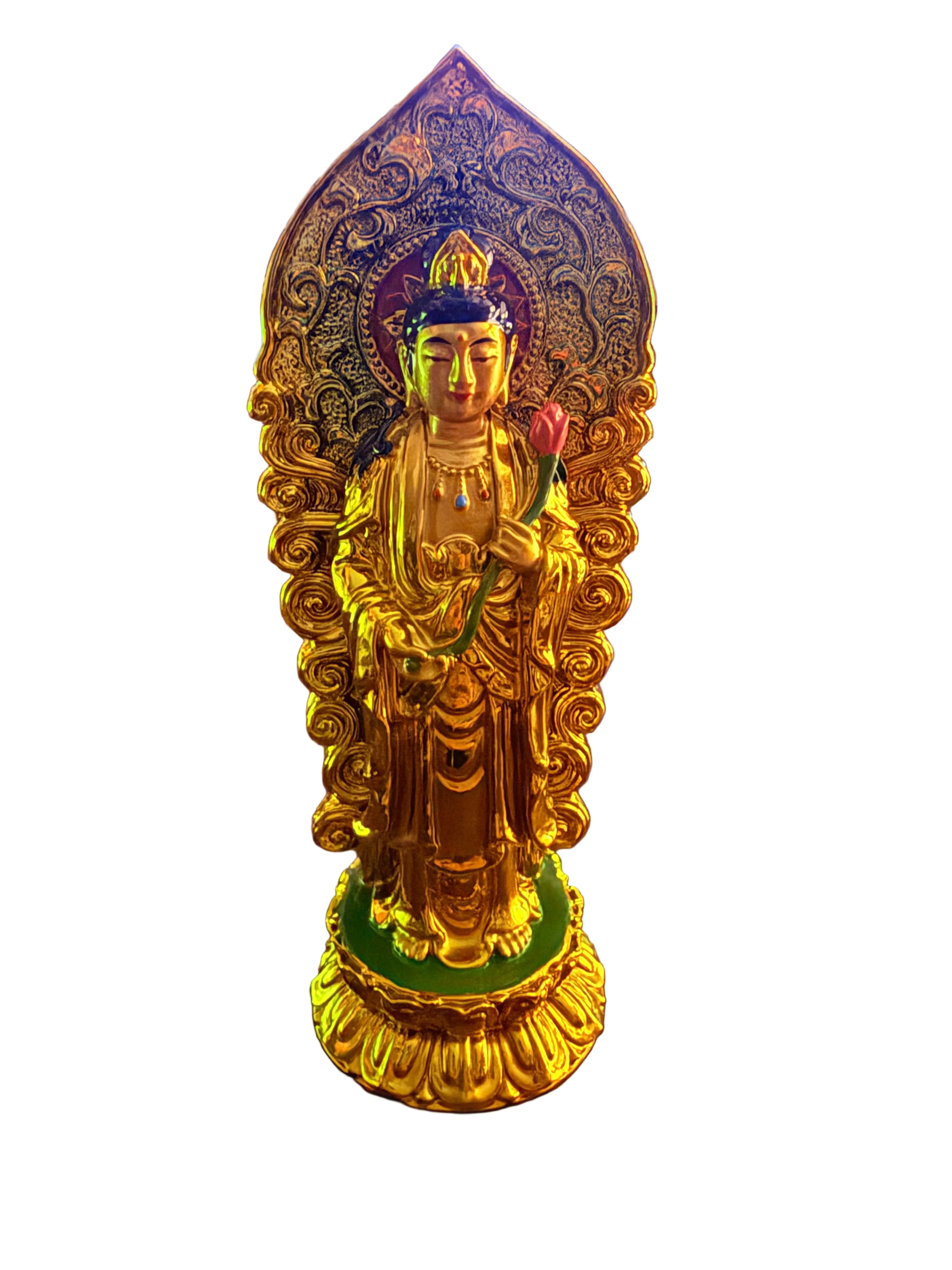 Western Pure Land Trinity Amitabha, Avalokiteshvara(Guan Yin), Mahasthamprapta(Daishizhi) Buddha, Bodhisattva