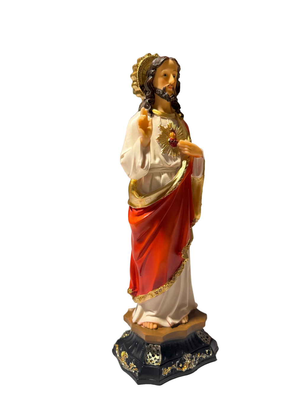 Sacred Heart of Jesus( Sagrado Corazón de Jesús)9” and 13" Resin Statue | Catholic Religious Decor