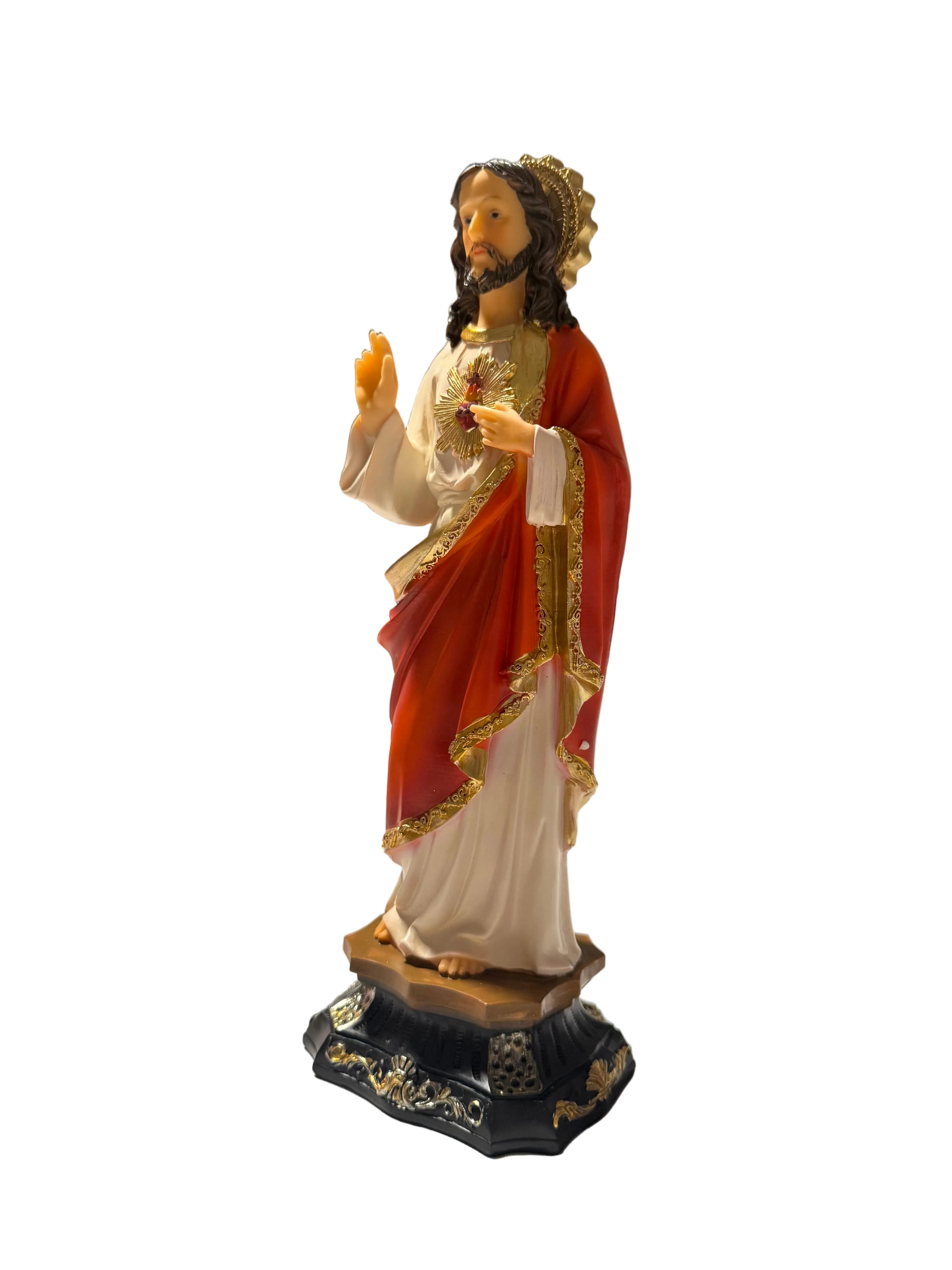 Sacred Heart of Jesus( Sagrado Corazón de Jesús)9” and 13" Resin Statue | Catholic Religious Decor