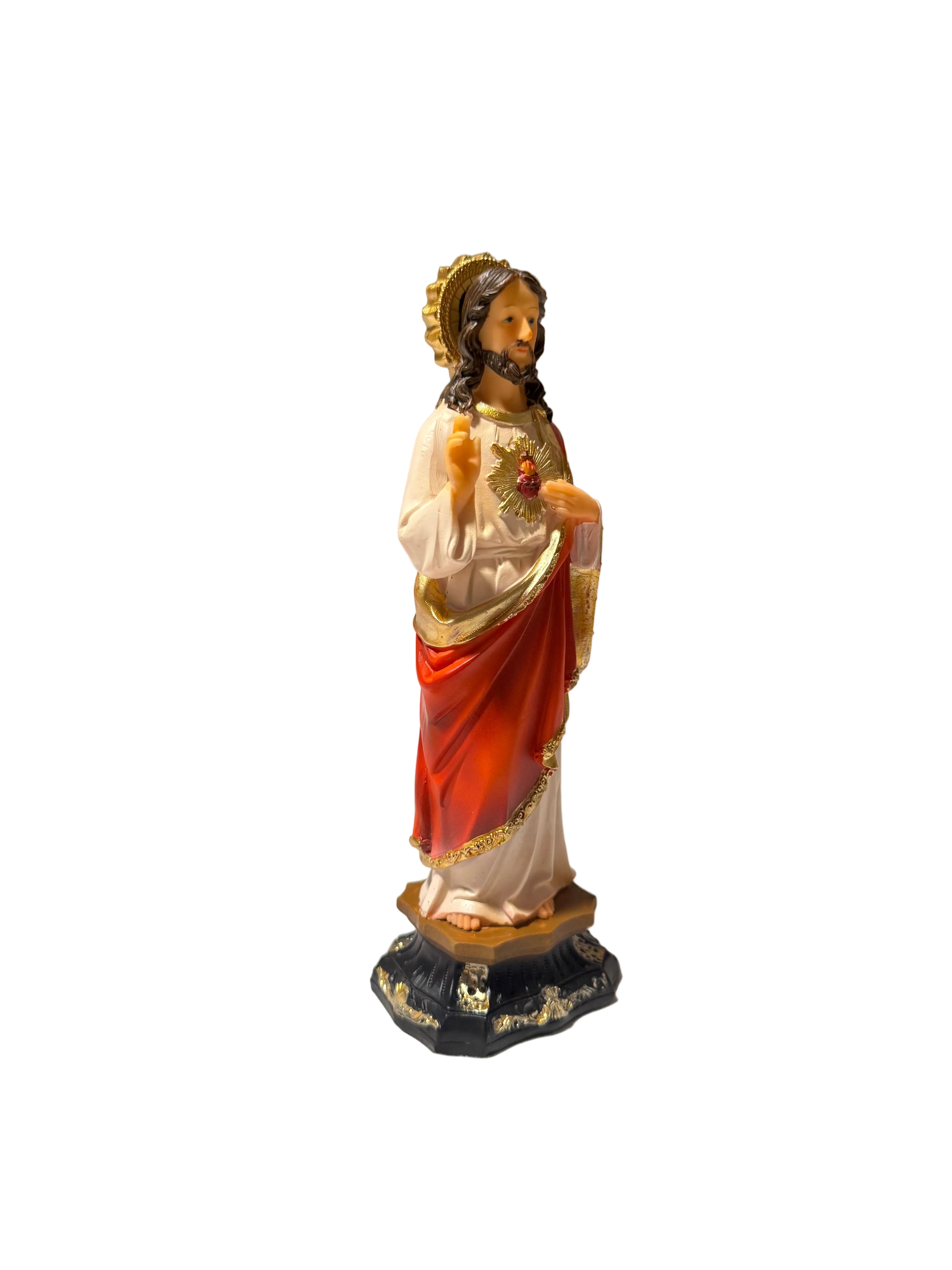 Sacred Heart of Jesus( Sagrado Corazón de Jesús)9” and 13" Resin Statue | Catholic Religious Decor
